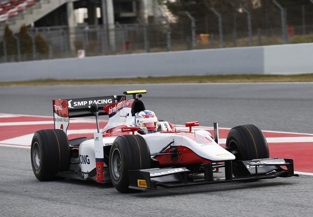 Sergey Sirotkin GP2 Series Barcelona